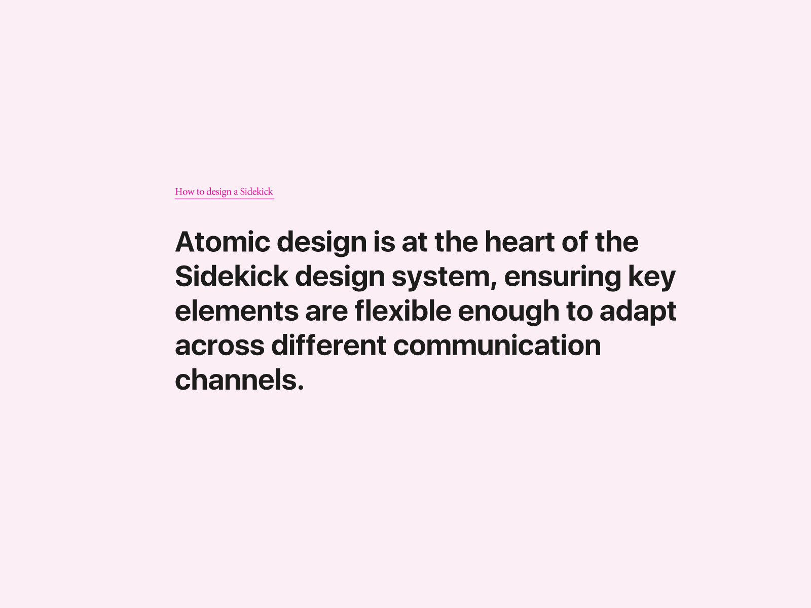 Atomic design for mobile introduction