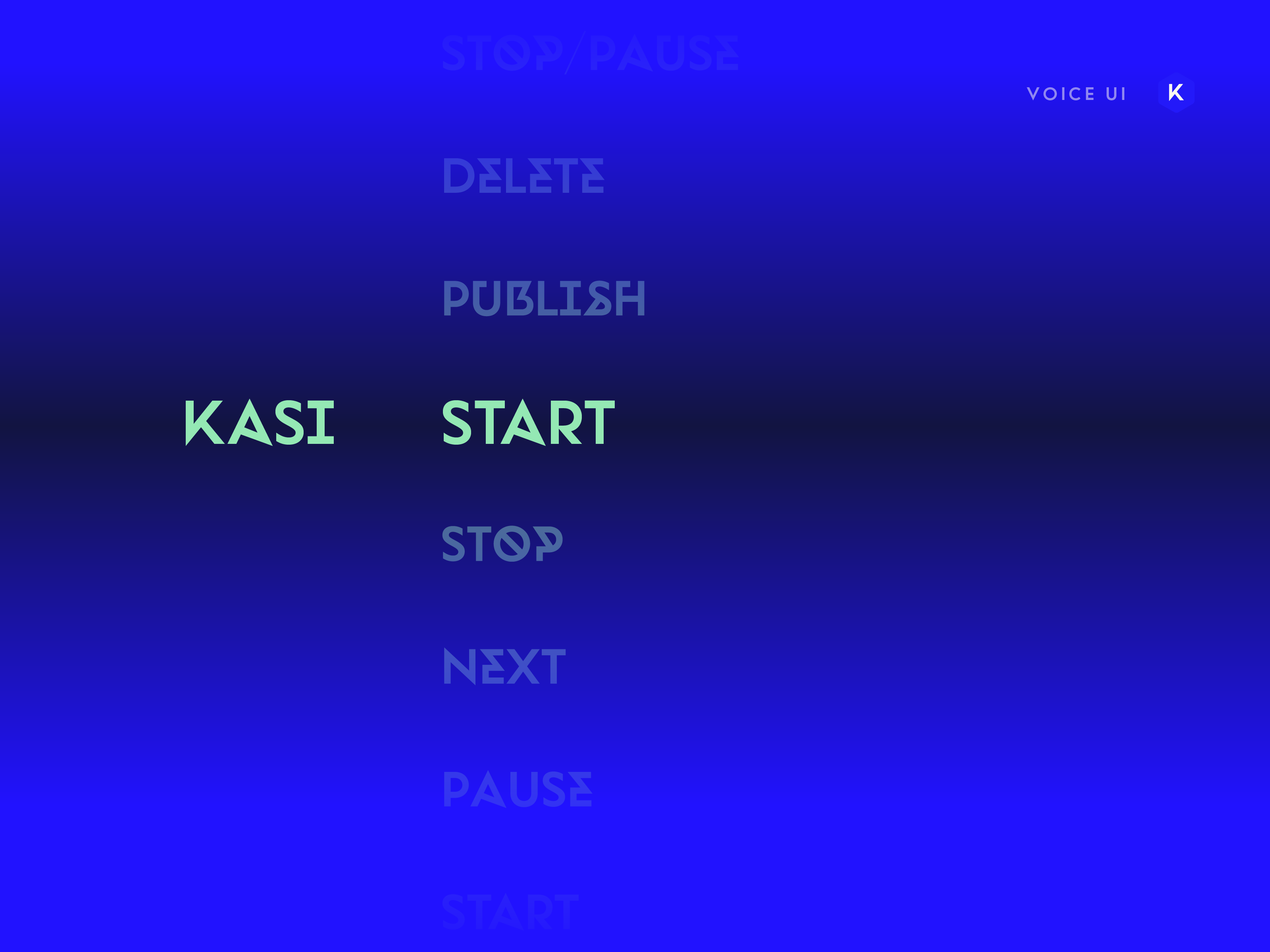 kasi drive voice interaction