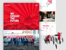 Tech-startup website design