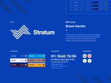 Startup brand identity design