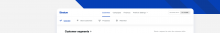 UI customer overview - data-driven customer segmentation