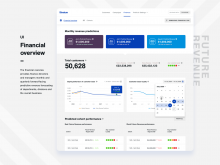 UI financial overview - future revenue
