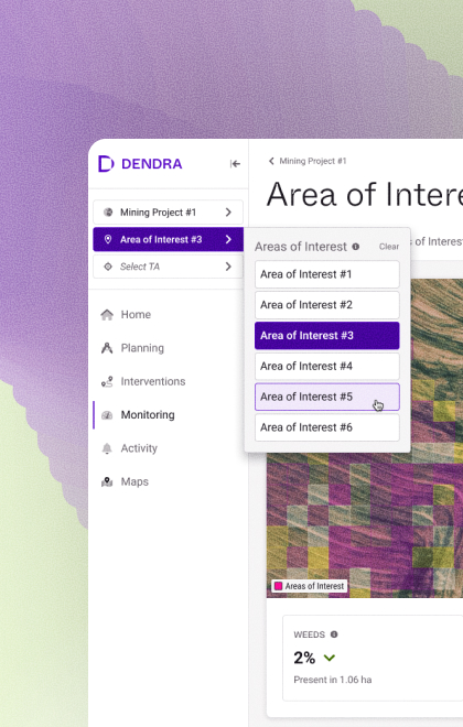 Ecological restoration platform, using AI to scale restoration