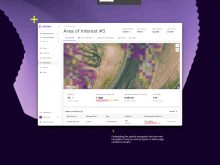 UI design for climate-tech GIS platform